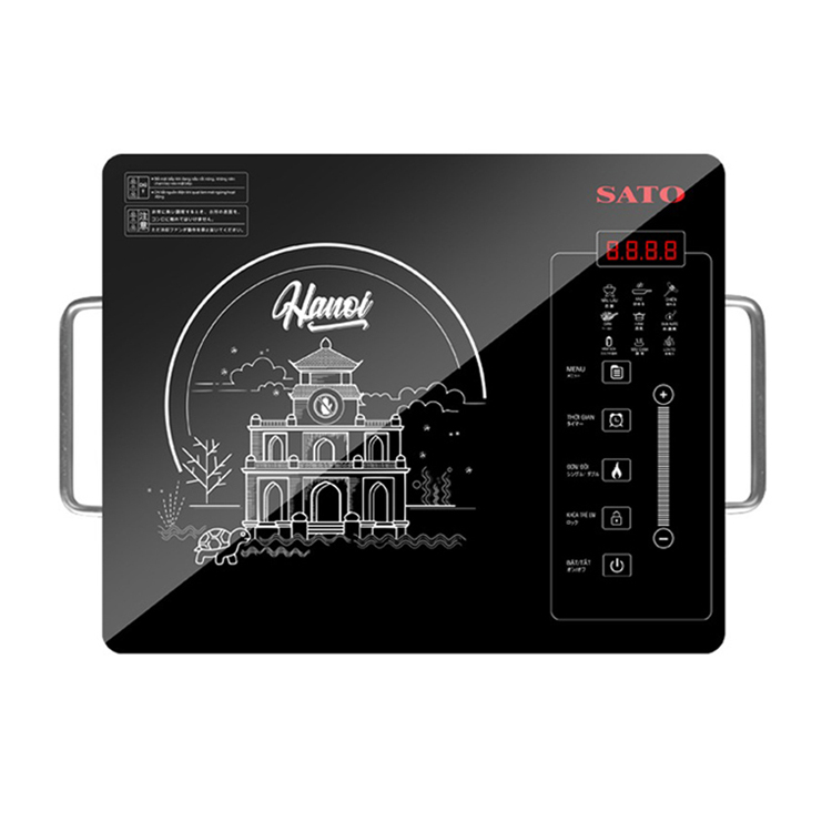 Bếp hồng ngoại đơn SATO HN012I ( Tặng kèm nồi lẩu inox ) – Bảo hành 12 tháng